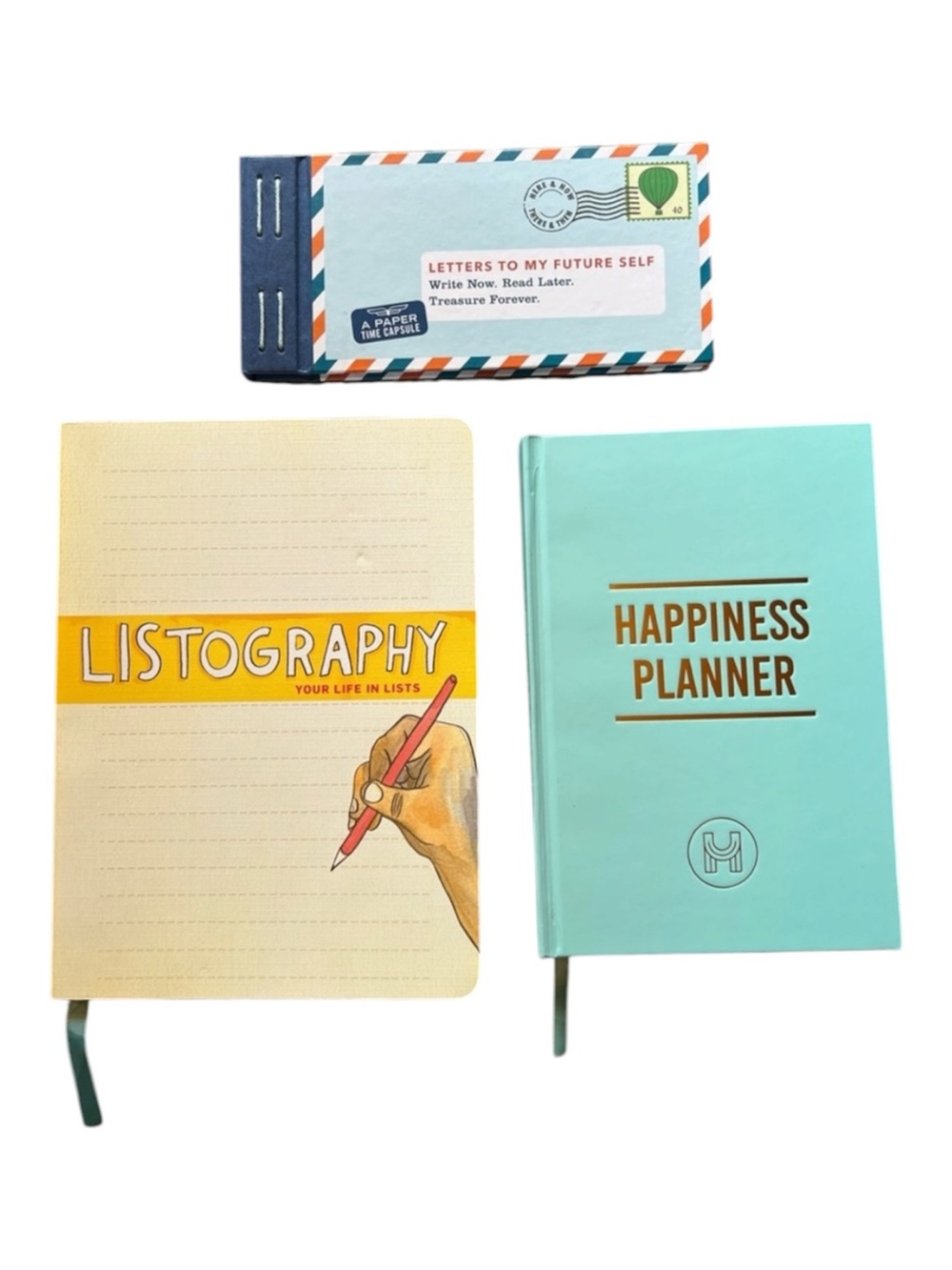 Self Growth Journal Bundle Happy Planner Listography Letters to My Future Self